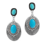 Western Oval Shape Earring