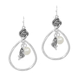 Mermaid Charm Teardrop Earring
