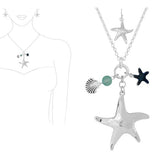 Starfish Charm Pendant Necklace