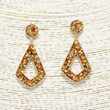 Glitter Geometric Earring