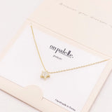 88855, DAINTY STAR CUBIC ZIRCONIA PENDANT NECKLACE