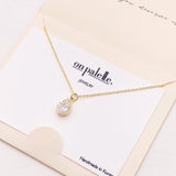Dainty Teardrop Pendant Necklace