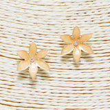 88873, EPOXY FLOWER STUD EARRING