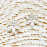 88873, EPOXY FLOWER STUD EARRING