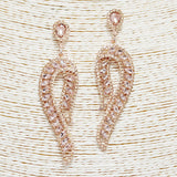 88885, MARQUISE ACCENT RHINESTONE EVENING EARRING