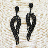 88885, MARQUISE ACCENT RHINESTONE EVENING EARRING