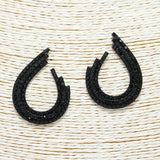 88890, PAVE RHINESTONE EVENING EARRING