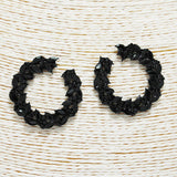 88892, WREATH RHINESTONE EVENING EARRING
