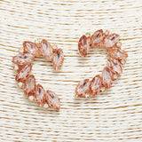 88895, MARQUISE ACCENT RHINESTONE EVENING EARRING