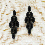 88961, MARQUISE ACCENT RHINESTONE EVENING EARRING
