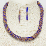 88979, PAVE RHINESTONE SINGLE LINE NECKLACE