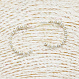 88993, 30MM BALL BEADED HOOP EARRING