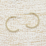 88993, 30MM BALL BEADED HOOP EARRING