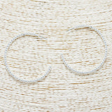 88994, 50MM BALL BEADED HOOP EARRING