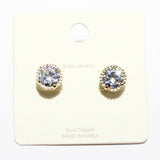 Crystal Stud Earring/gold Dipped - view 5