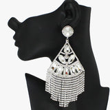 89018, CRYSTAL RHINESTONE EVENING EARRING