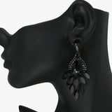 89021, MARQUISE ACCENT RHINESTONE EVENING EARRING