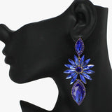 89036, MARQUISE ACCENT RHINESTONE EVENING EARRING