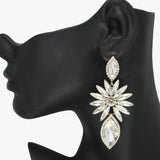 89036, MARQUISE ACCENT RHINESTONE EVENING EARRING