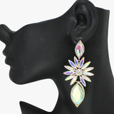 89036, MARQUISE ACCENT RHINESTONE EVENING EARRING