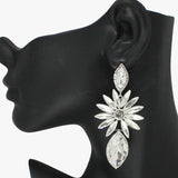 89036, MARQUISE ACCENT RHINESTONE EVENING EARRING