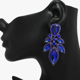 89047, MARQUISE ACCENT RHINESTONE EVENING EARRING