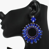 89057, MARQUISE ACCENT RHINESTONE EVENING EARRING
