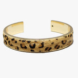 89134, LEOPARD MOHAIR CUFF BRACELET