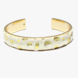 89134, LEOPARD MOHAIR CUFF BRACELET
