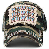 89137, "HOWDY" VINTAGE BALL CAP