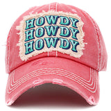 89137, "HOWDY" VINTAGE BALL CAP