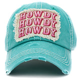 89137, "HOWDY" VINTAGE BALL CAP