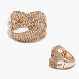 89147, PAVE RHINESTONE STRETCH RING