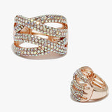 89149, PAVE RHINESTONE STRETCH RING