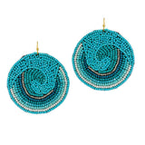 89155, WAVE SEED BEADED EARRING