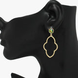 Quatrefoil Dangle Earring - view 3