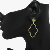Quatrefoil Dangle Earring - view 4
