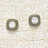 89284, DESIGNER INSPIRED STUD EARRING