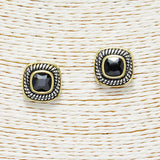 89284, DESIGNER INSPIRED STUD EARRING