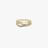 89307, FASHION ONE SIZE RING *GOLD DIPPED