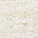 Teardrop Dangle Post Earring *gold Dipped
