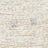 89389, BUTTERFLY CUBIC ZIRCONIA STUD EARRING