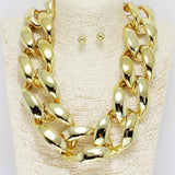 89436, METAL CHAIN LOOK NECKLACE