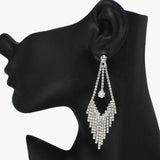 89447, CRYSTAL EMBELLISHED DROP EARRING