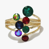 89478, BUBBLE RHINESTONE CUFF BRACELET