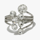 89478, BUBBLE RHINESTONE CUFF BRACELET