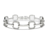 89518, GEOMETRIC CUBIC ZIRCONIA BRACELET