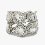 89520, CHUNKY RHINESTONE WITH CHAIN BRACELET