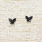 89567, BUTTERFLY CUBIC ZIRCONIA STUD EARRING