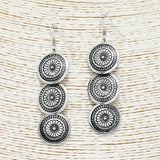 Western Round Drop Earring